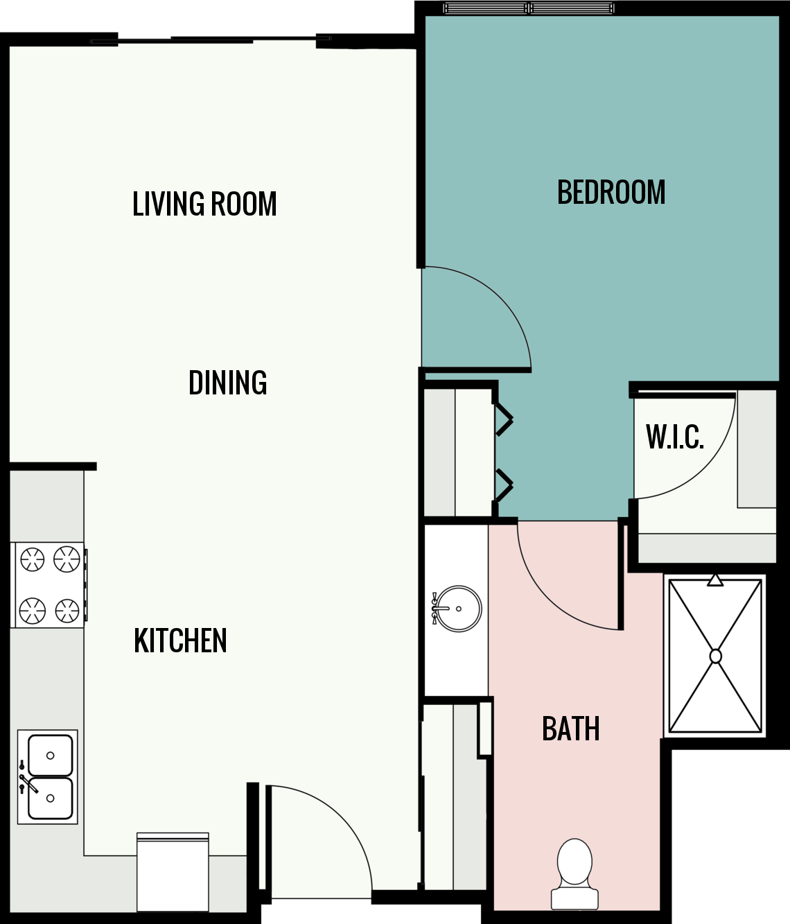 Floor Plans of St. Peter's Place in Fond du Lac, WI